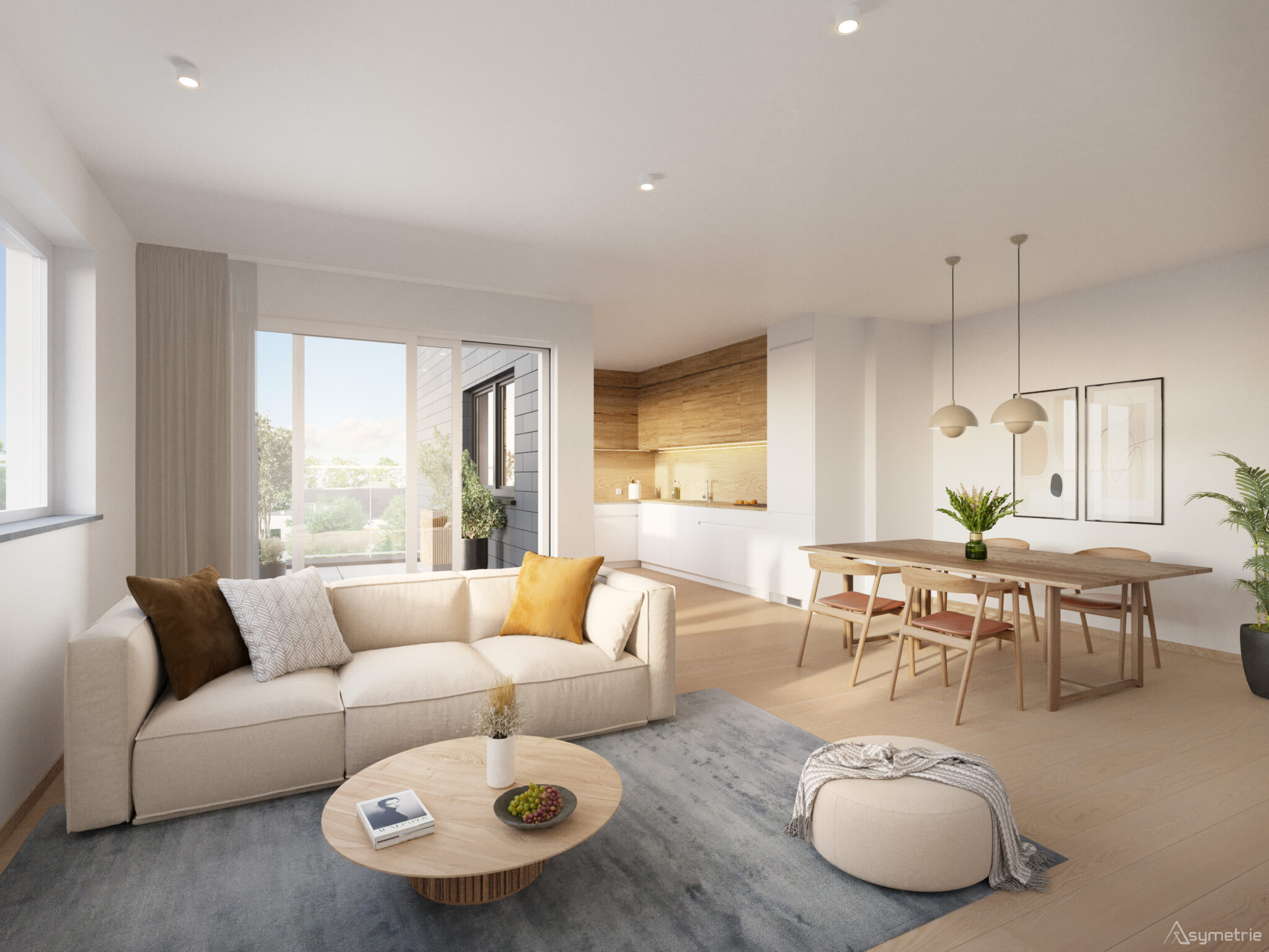 BE Soignies Quartier Arborescence immeuble Delta MAJ 1 Vue INT 01 240419