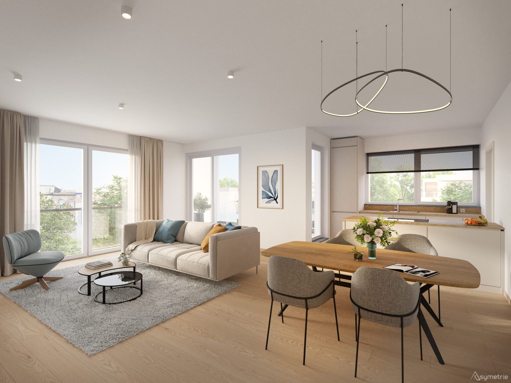 BE Soignies Quartier Arborescence immeuble Delta MAJ 1 Vue int 02 240422